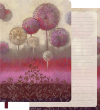 Purple Allium Flowers Journal Book