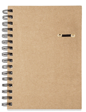 Spiral Bound Eco Cardboard Notebook